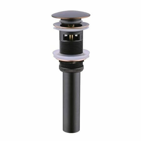 THRIFCO PLUMBING Sink Pop-up Drain Assembly with overflow, Oil Rubbed Bronze 4405813